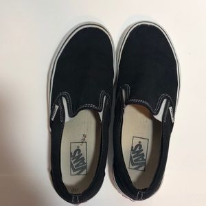 Black slip on Vans